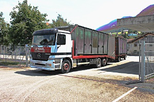 Containers arrivent s camion fp
